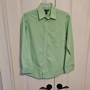 George Light Green Casual Button-Down Shirt
